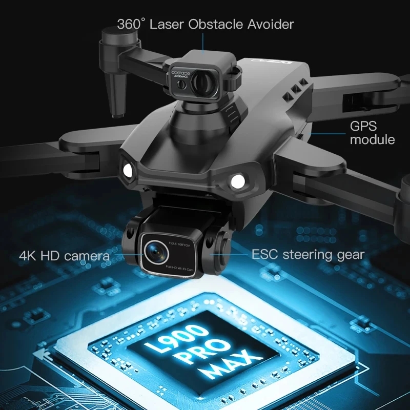 L900 Pro MAX GPS Drone 4K Prof - Drone Camera 4K avaliação e preço