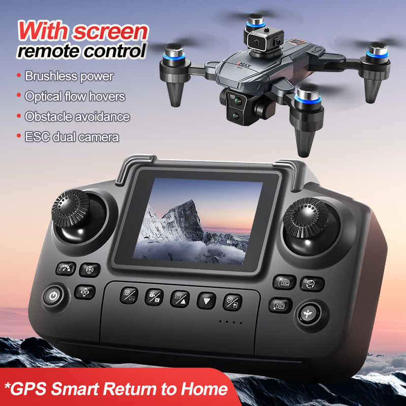 Zangão gps rc com tela 4k prof - Drone Camera Mount avaliação e preço